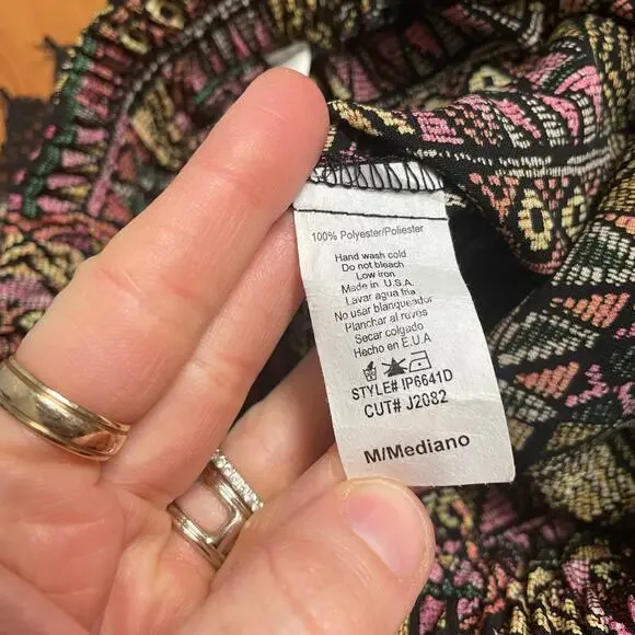 Lovely Day Festival Shorts Boho Hippie size Medium 2016 Tumblr ikat sz medium - Picture 4 of 6